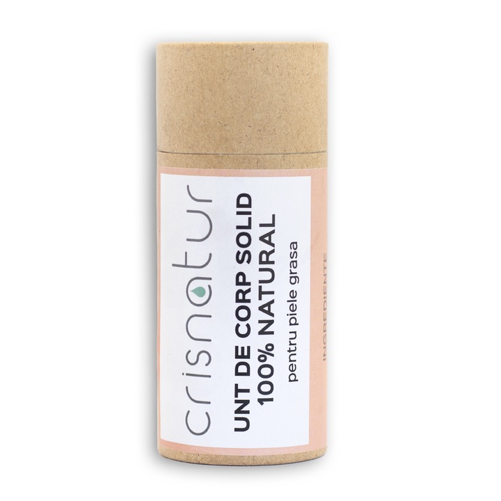 Szilárd testvaj zsíros bőrre - 100% természetes - kézzel készített, 60g
