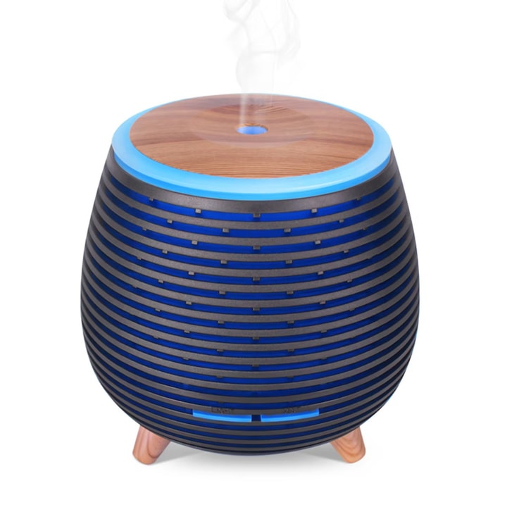 Aparat aromaterapie GREATON® difuzor aroma ultrasonic, portabil, in forma de mango, alb