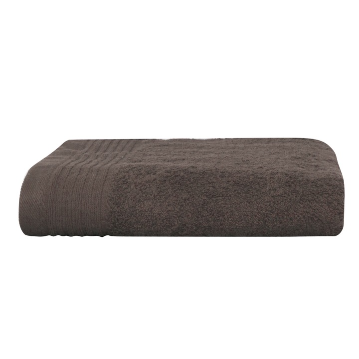 Prosop dus Lux Collection, 70x140 cm, Taupe, 100% bumbac Terry Selection, 550 gr/mp