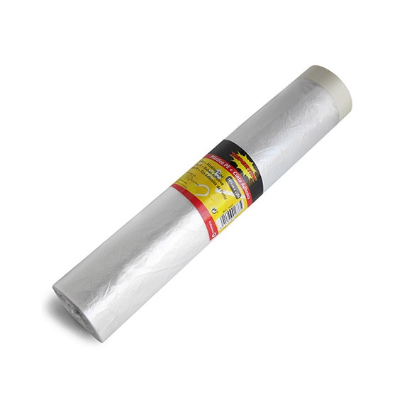 Set folie PE SUPERTITE, 20 m X 180cm + banda adeziva de hartie SUPERTITE