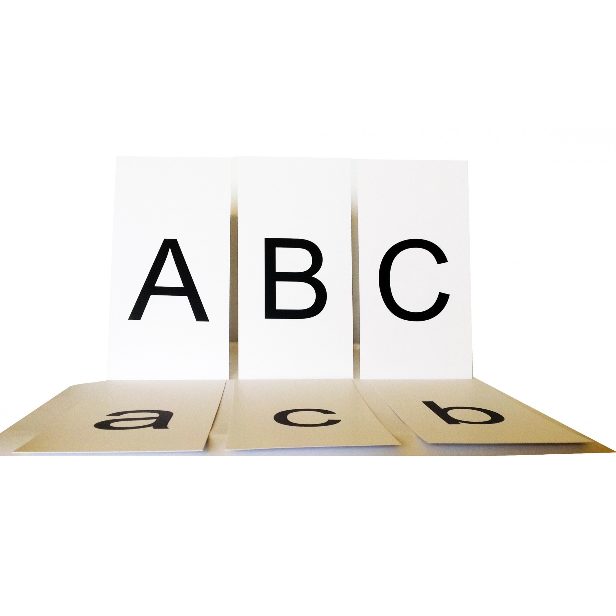 Literele - set de cartonase etalabile