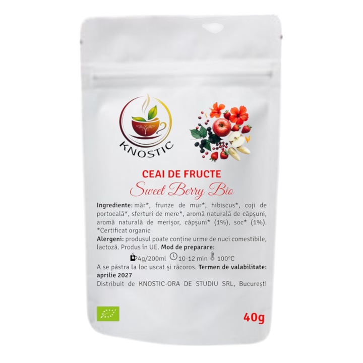 Ceai fructe Sweet Berry PREMIUM 40g (100% fructe naturale)