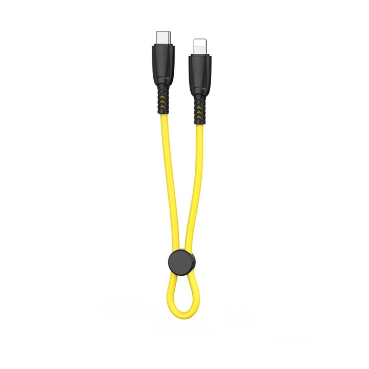 Kábel Nb-q248a Pd Usb-c - Lightning 0,25m 27w sárga