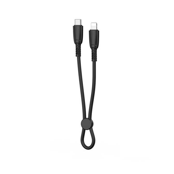 Kábel Nb-q248a Pd Usb-c - Lightning 0,25m 27w fekete