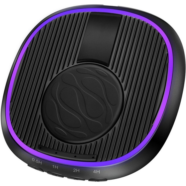 Egérmozgató szimulációs eszköz, JFYU, ultravékony, csendes, állítható időzítővel, LED világítással, széles körű kompatibilitás, ON-OFF gomb, vezető nélküli, nem észlelhető, kapcsológomb, fekete