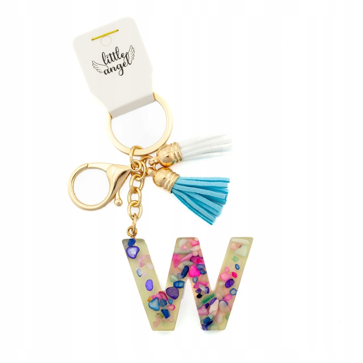 Ключодържател Little Angel, B1268, Буква 'W'