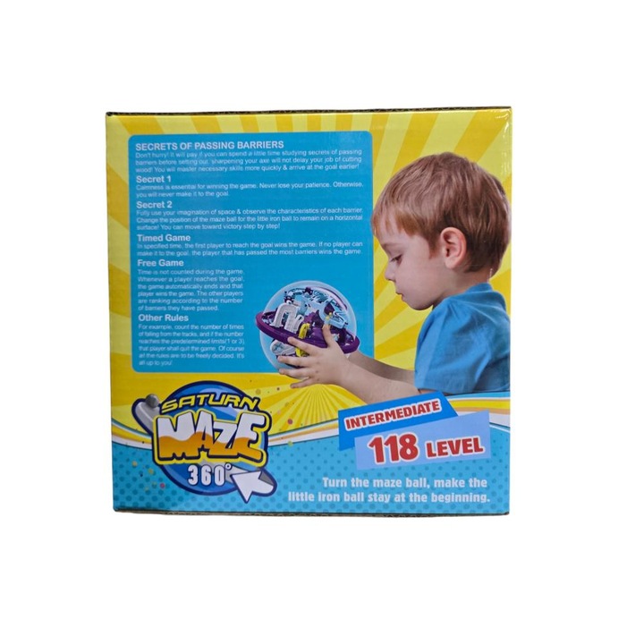 Joc Sfero-Labirint, inteligenta si distractie, 118 niveluri