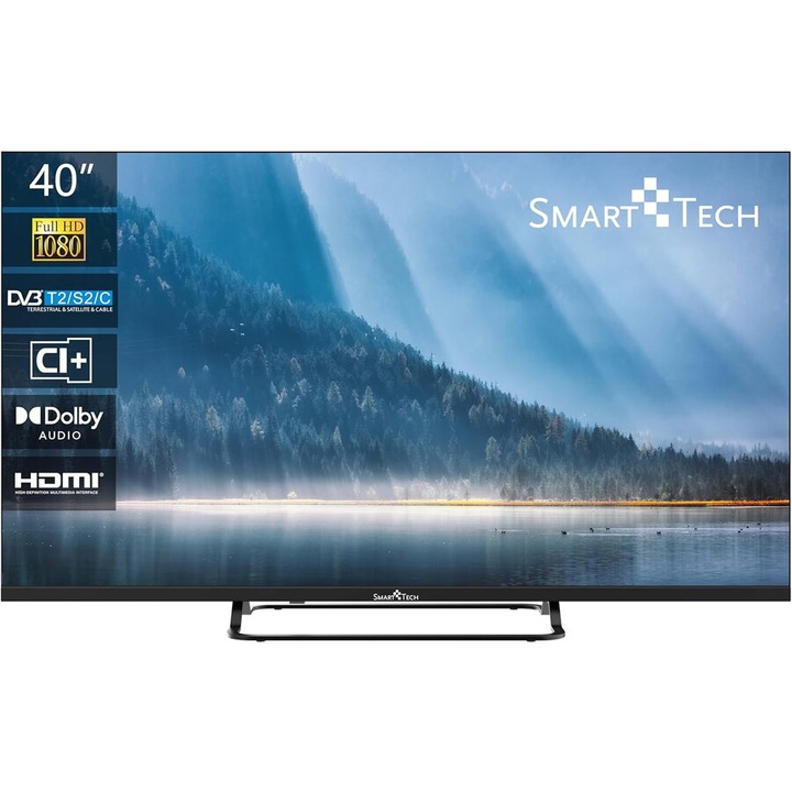 TV SMART TECH 40FN01V3 40" 101cm Full HD Nem Smart Fekete
