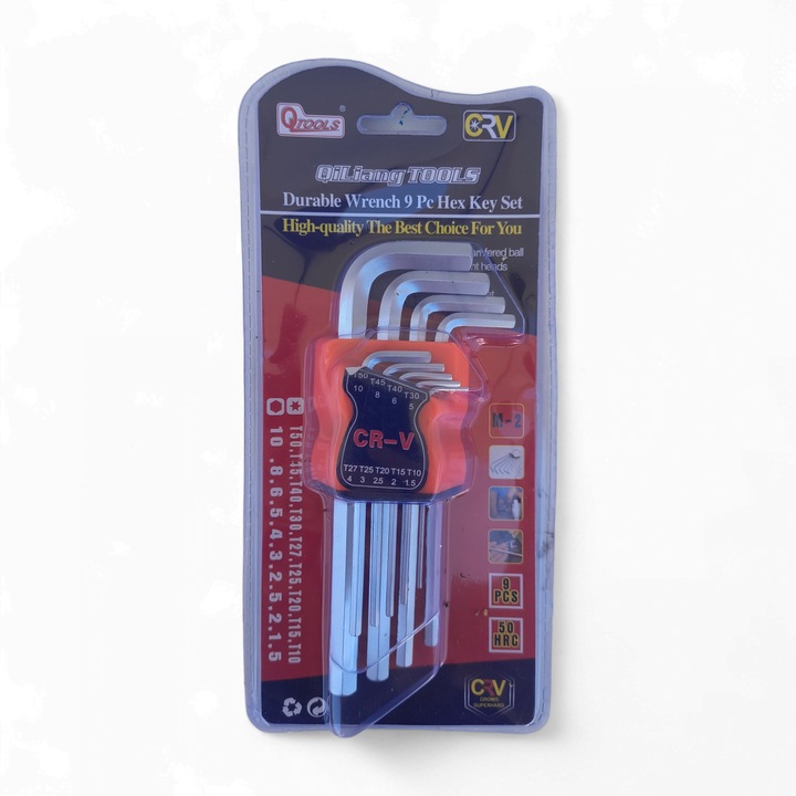 Set imbus hexagonal 9 pcs - mijlociu