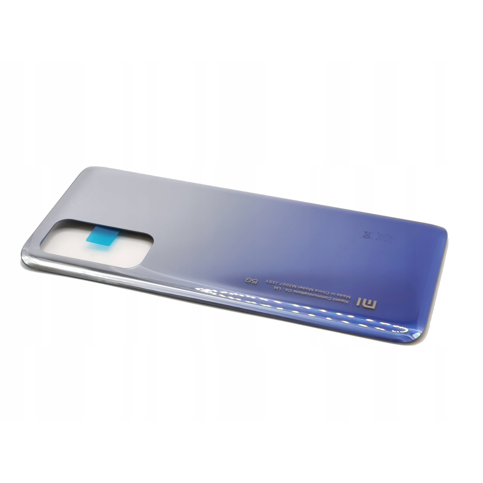 Carcasa spate pentru Xiaomi Mi 10T Pro 5G, sticla, argintiu