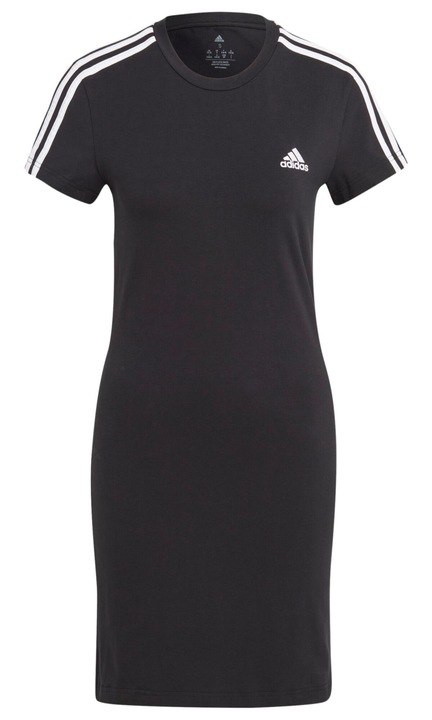 Rochie pentru femei, Adidas Sportswear, Bumbac, Negru, Negru, XS