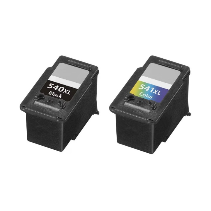 Set 2 Cartuse cerneala, Graphitek, Compatibile PG540XL/CL541XL, Canon Pixma MX395, PIXMA MX375, PIXMA MX370, PIXMA MX435, MX390, MX515, MX510, MG2150 MX430 MX455 PIXMA MG2250, PIXMA MX475, PIXMA MG3500, PIXMA MG3150, MG3155, MG4250, MG3255