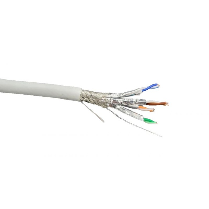 S-FTP кабел, фолиев екран, Cat.5e CCA, AWG.24, Light-Net