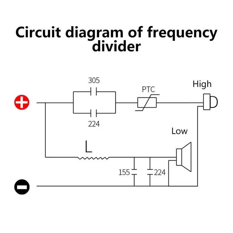 2-weg Luidspreker Crossover – 80W – 4-8 Ohm – Geschikt Voor 6-inch Drivers – 2 Stuks – Voor Thuisaudio En Doe-het-zelf