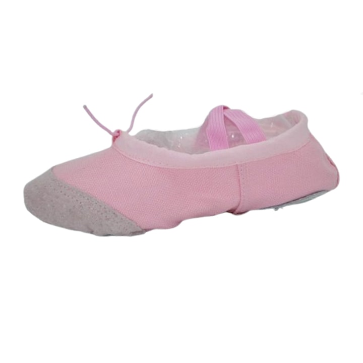 Меки платнени обувки за балет, гимнастика и танци Mini Junior BLR-MJ3, Розови 113342