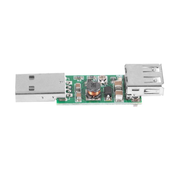 Modul convertor USB la USB 5V la 6-15V iesire reglabila DC-DC Step-up Boost Enforose