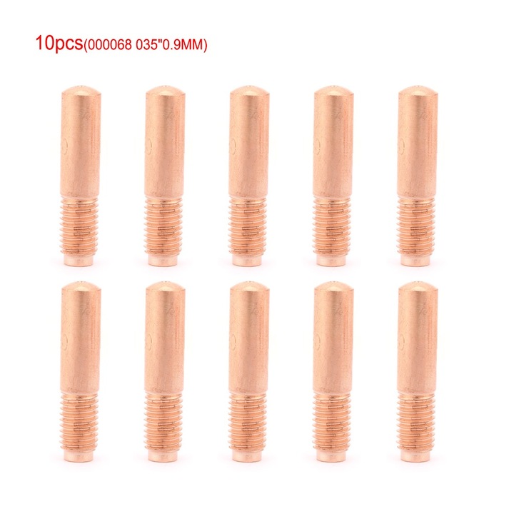 Комплект 10 бр. Контакти за MIG заваряване 000068 0.035"0.9MM, Enforose, мед