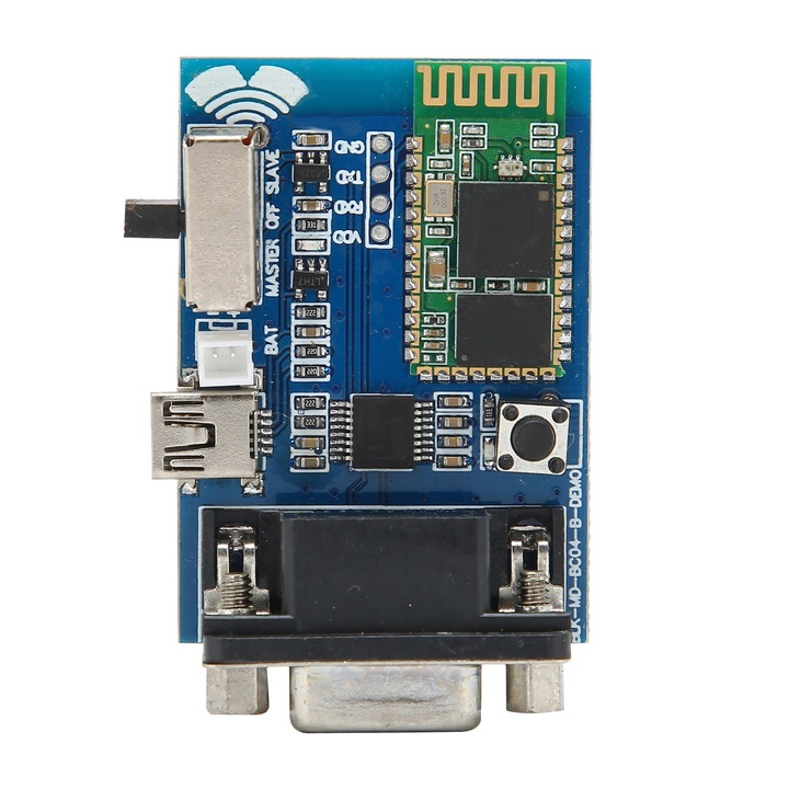 Modul port serial BC-04 Wireless 5V Mini USB RS232 Enforose, pentru transmisia de date Windows/DOS/Linux