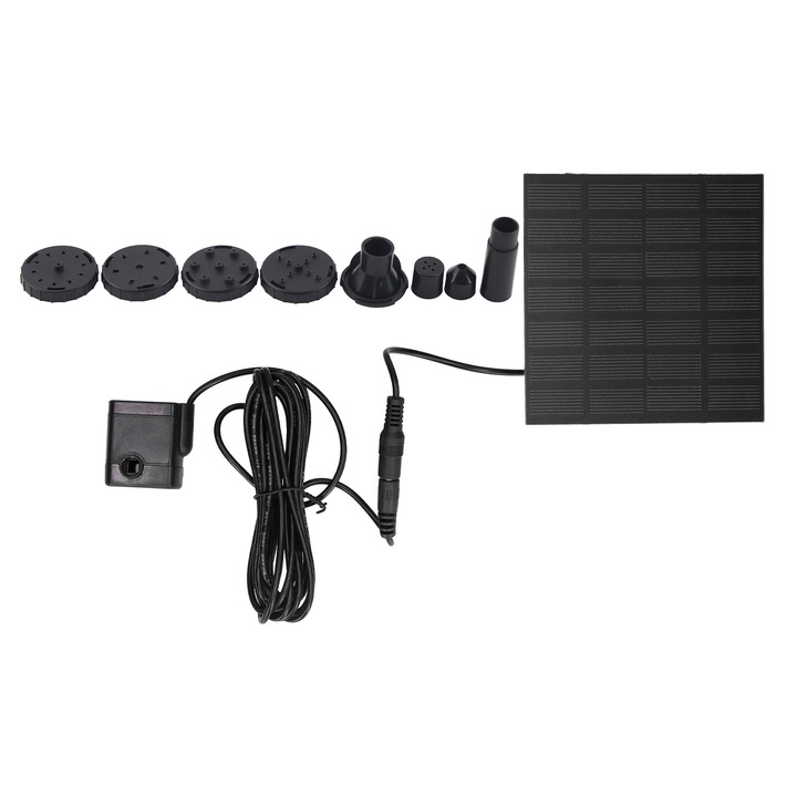 Pompe solare pentru fantana Fantana plutitoare automata cu diferite duze pentru iaz in aer liber peisaj acvatic gradina