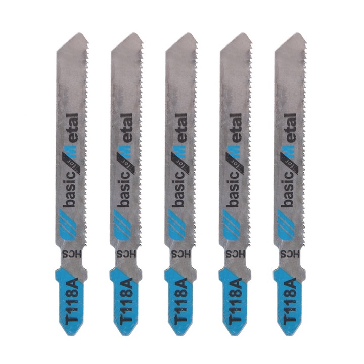 5 бр. T118A ножове за саблен трион, ножове за саблен трион за рязане на дърво за Bosch (хартиена карта)