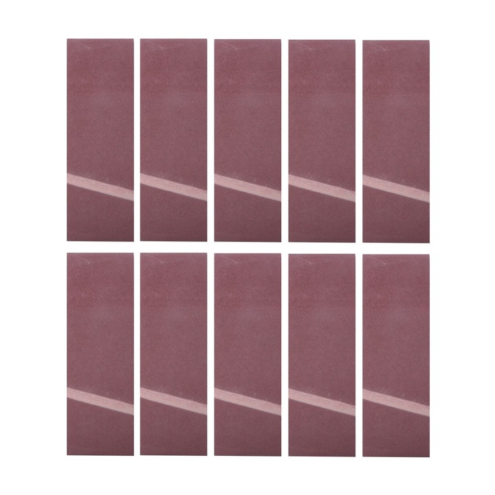 Csiszolószalag készlet 10 db 610x100mm, Enforose, 6 szemcseméret, alumínium-oxid
