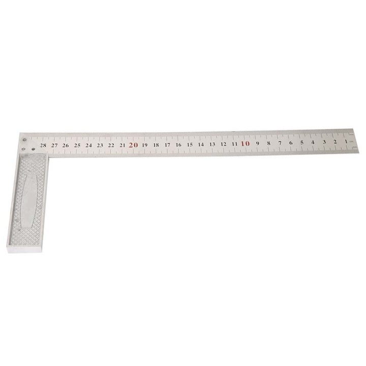 Rigla standard 30cm, Enforose, aliaj de aluminiu, rezistent la rugina ...