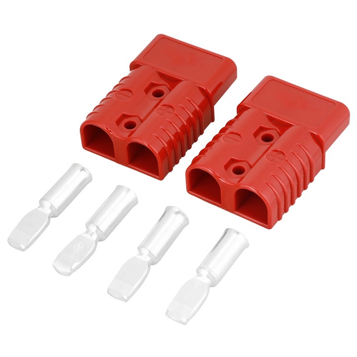 Set 2 buc Conector rapid Enforose 175A 600V, rosu, cu 4 pini terminali