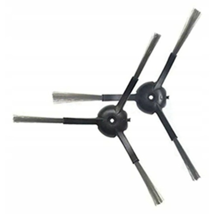 Set de Perie Principala Laterale, Xiaomi Roidmi Eve, Accesorii, Calitate Inalta A Executiei, Durabilitate Ridicata, Material: Plastic, Atentie La Detalii, Negru