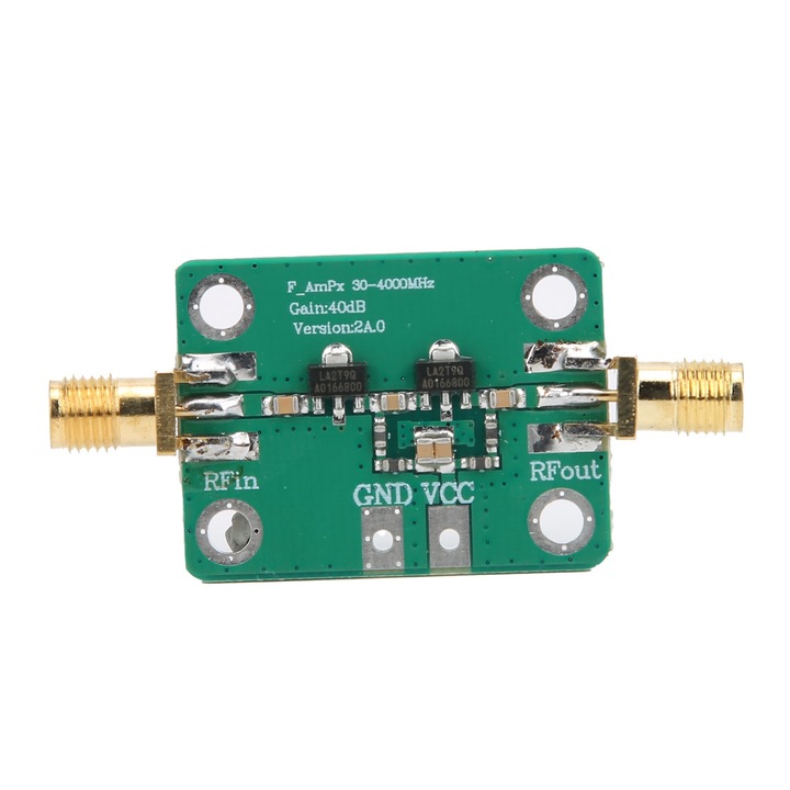 Modul amplificator de putere RF 30‑4000MHz 40dB Castig Componente electronice Placa de circuit imprimat Enforose