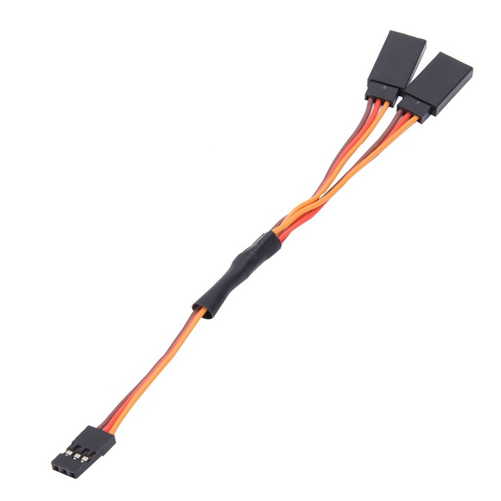 Комплект от 10 Y-образни удължителни кабела за серво, Enforose, 150мм, 300мм, оранжев, червен, кафяв, за RC играчки