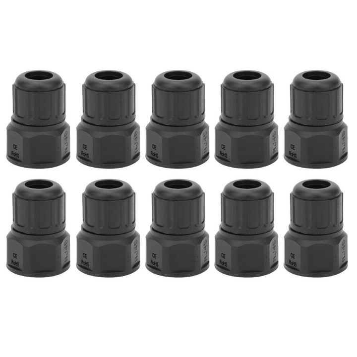 Set 10 bucati conector RJ45 de capat de linie rezistent la apa pentru interfata de retea de pod in exterior