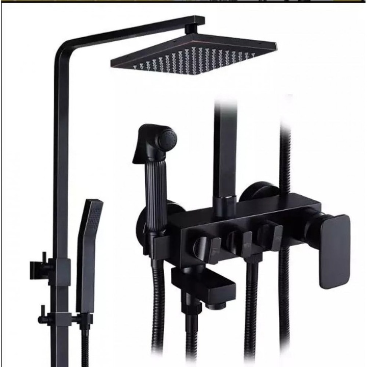 Coloana Dus 4 Functii, Negru Antichizat, Smack, Esn 1736