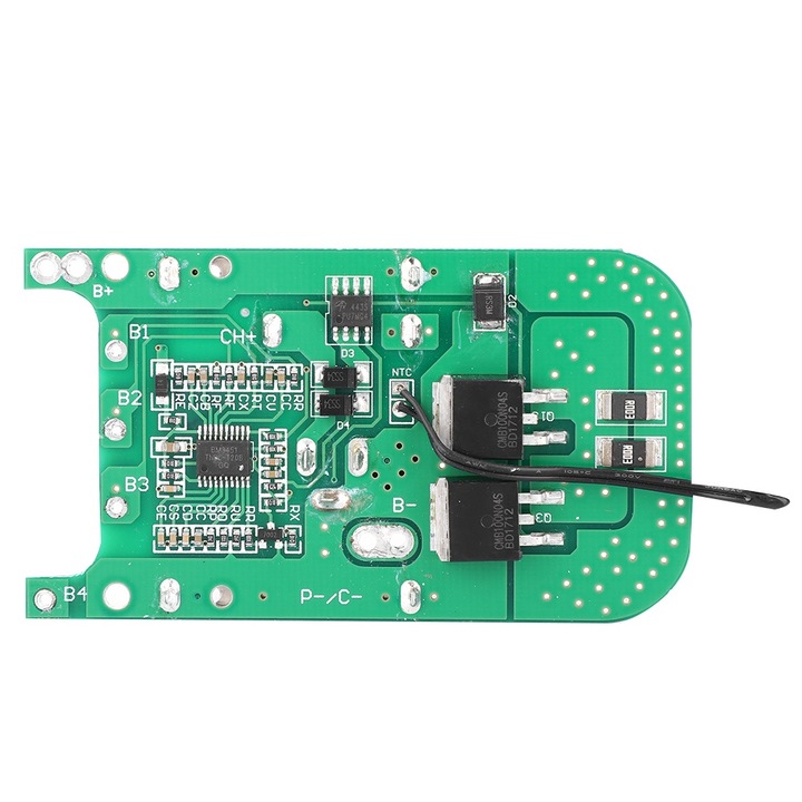 Placa de protectie pentru baterie litiu 21V, Enforose, dimensiuni 80.5x45mm, protectie supratensiune, protectie supracurent