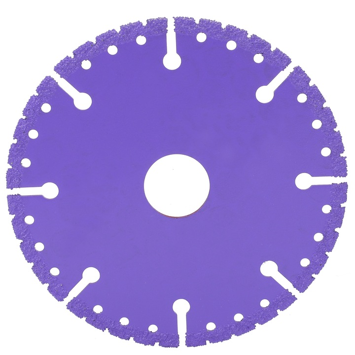 Enforose gyémánt vágótárcsa, 115mm, lila, kőhöz, kerámiához, készlet