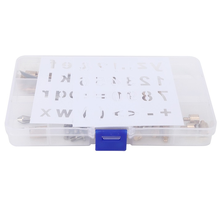 Комплект накрайници за пирографски писалки, 57 броя. Аксесоари за запояване от мед. Крепежни елементи за гравиране