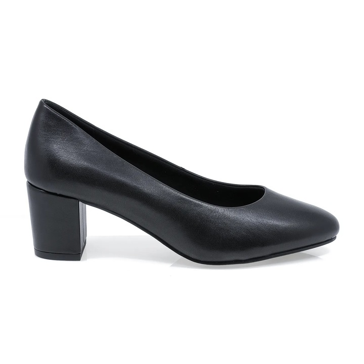 Pantofi dama, Marco Tozzi, MT-22433, elegant, Negru lucios
