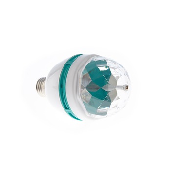 Bec led rotativ, party light, proiector multicolor, E27 Bec led rotativ, party light, proiector multicolor, E27