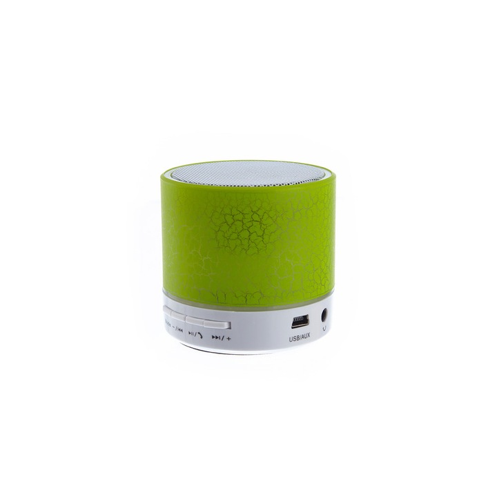 Boxa Portabila Mini Speaker Soundvox™, Interfata Wireless Bluetooth, MP3 si Radio FM, Verde