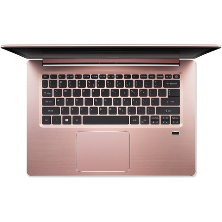 Laptop ultraportabil Swift 3 SF314-52-366J cu procesor Intel® Core™ i3-7130U 2.70 GHz, Kaby Lake, 14", Full HD, IPS, 8GB, 256GB SSD, Intel® HD Graphics 620, Linux, Salmon Pink