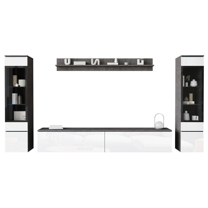 Set camera de zi Sawoti II, MIRJAN24, matera / alb lucios