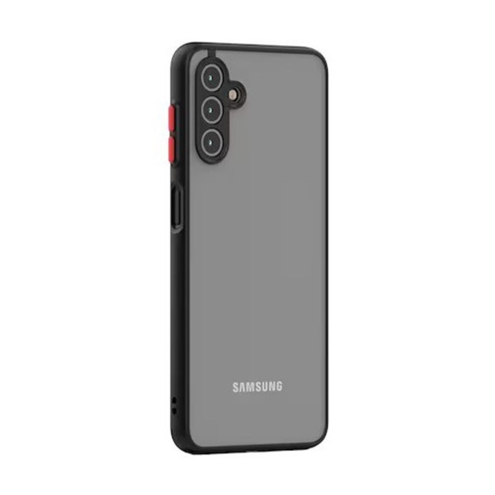 Hibrid TPU tok, kompatibilis a Samsung Galaxy A56 készülékkel, füstfekete