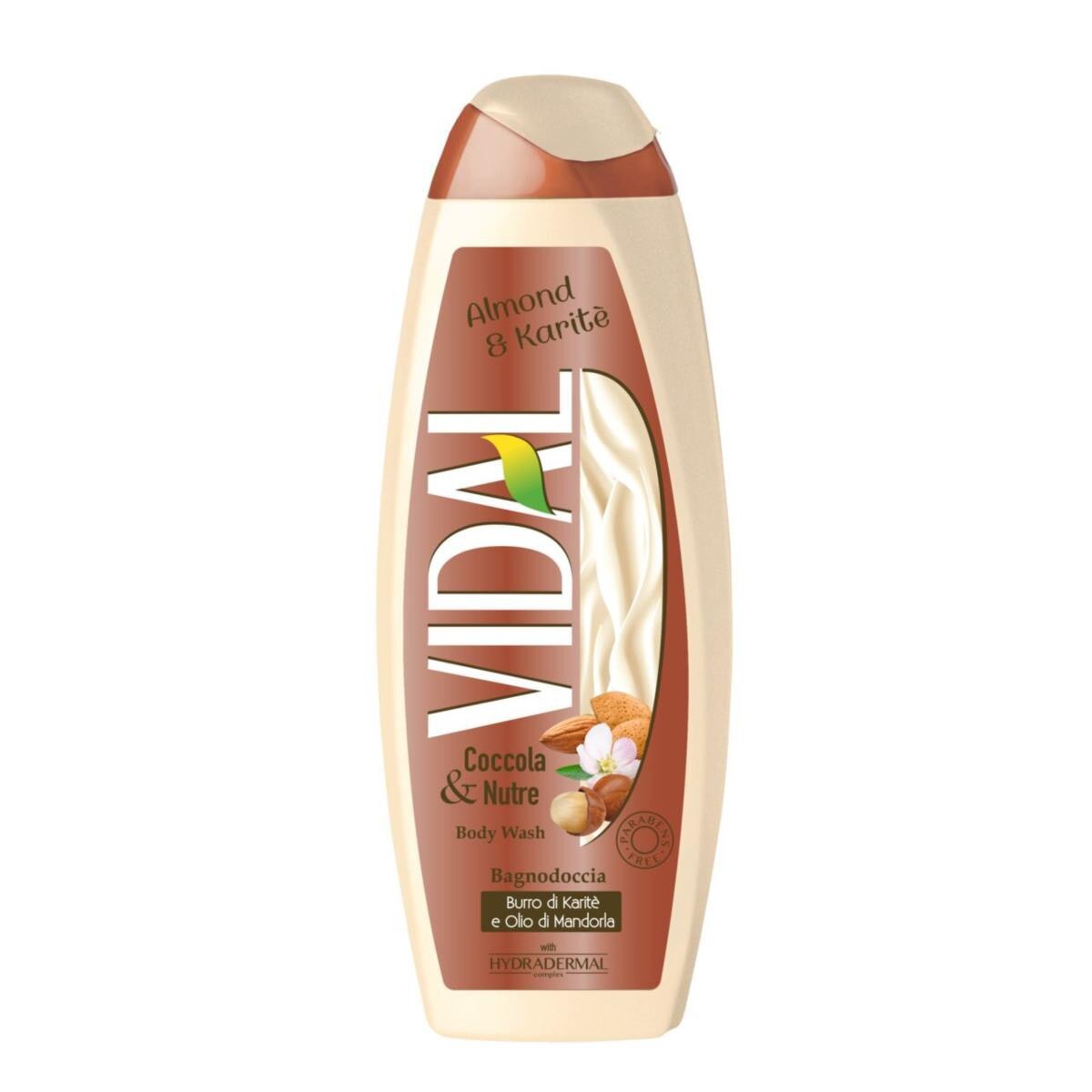 Gel de Dus Spuma Baie Vidal Almond & Karite', 500 ml