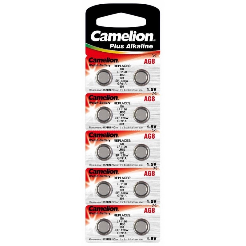 Baterii Alcaline Camelion AG8, blister de 10 buc,