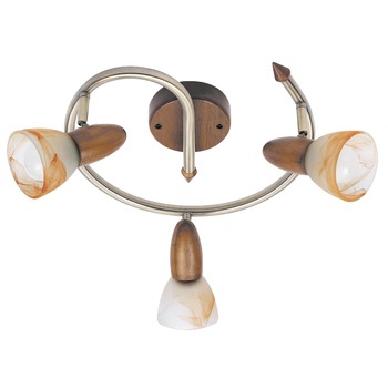 Plafoniera Rabalux Rustic 3, E14, 3x40W, Bronz/Maro Plafoniera Rabalux Rustic 3, E14, 3x40W, Bronz/Maro