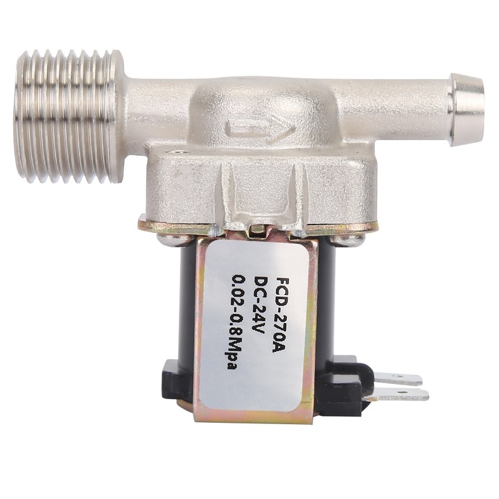 Elektromos szelep, Enforose, réz, 1/2", DC24V