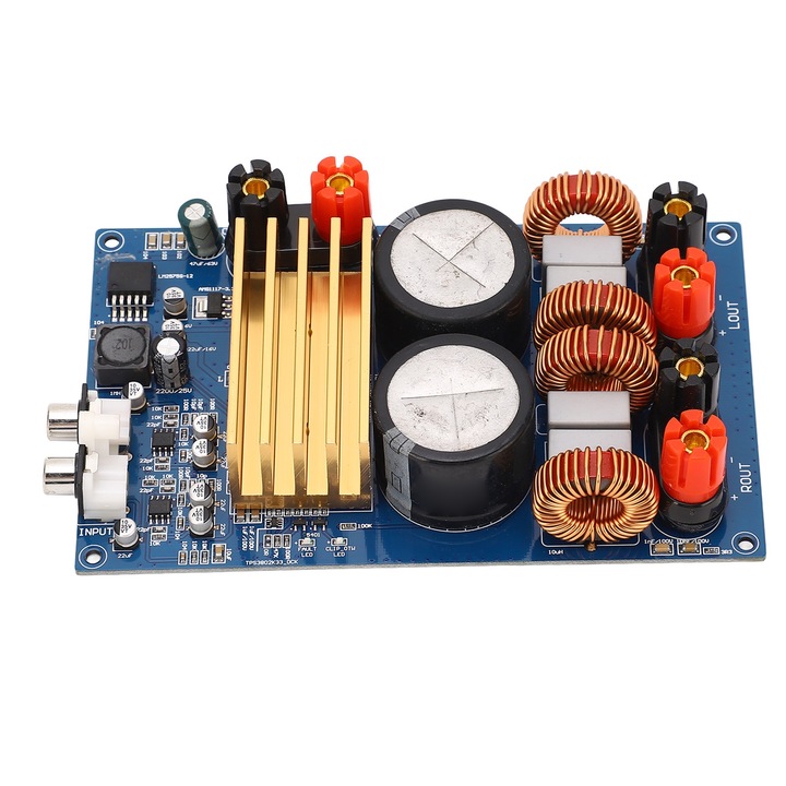 Платка за цифров усилвател TPA3255, 2 x 315W, 4R, 2 x 150W, 8R, 40-48V