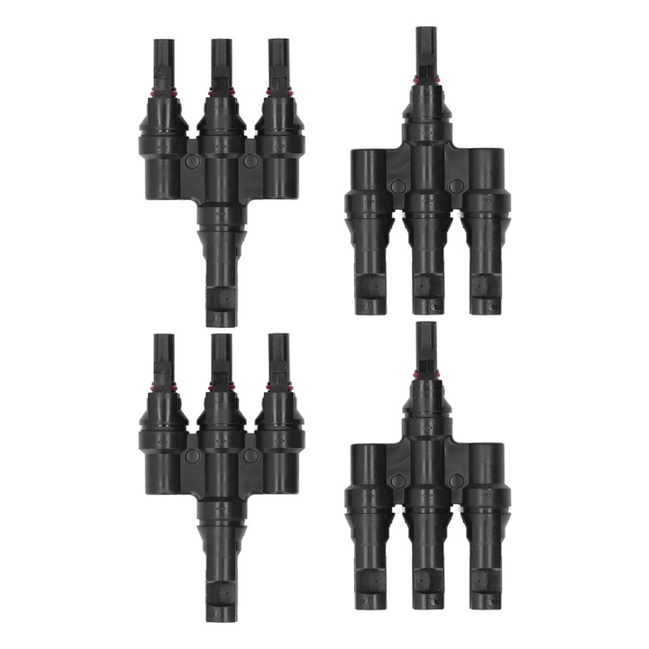 Set 2 conectori solari PV Enforose, carcasă PPO, mufe male/female, pentru sistem fotovoltaic 1000V