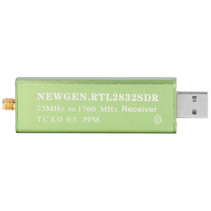 Receptor RTL SDR 25‑1760MHz Banda completa RTL2832U R820T2 Scaner radio definit de software Enforose