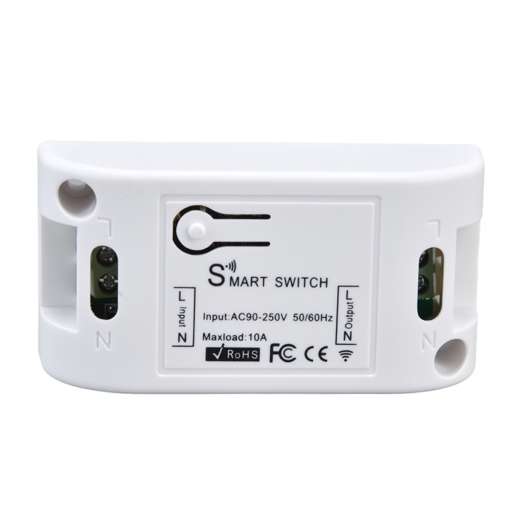 Comutator inteligent RF 433Mhz Retea WIFI Telecomanda Comutator temporizator Controler AC90‑250V 10A 2200W