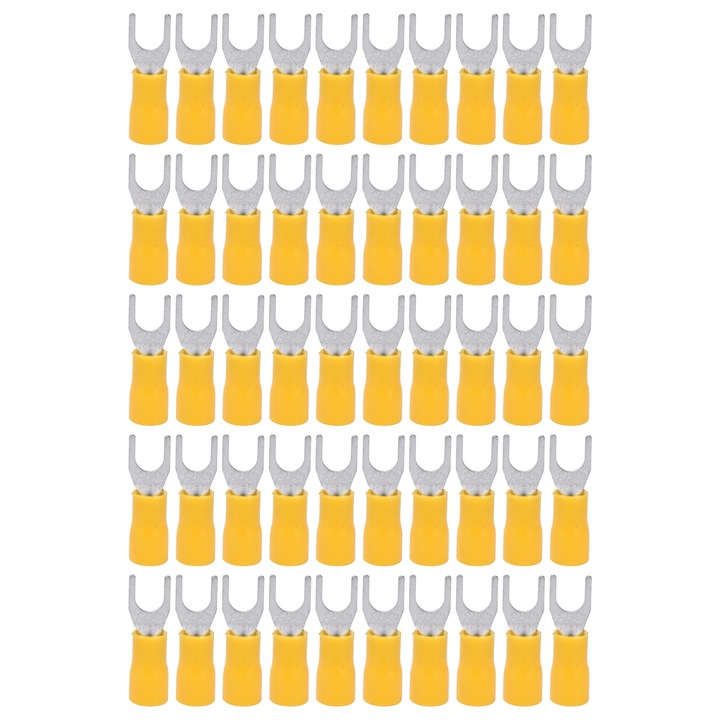 Комплект 50 бр. кримпващи конектори за проводник 14-12 AWG, Enforose, за оборудване